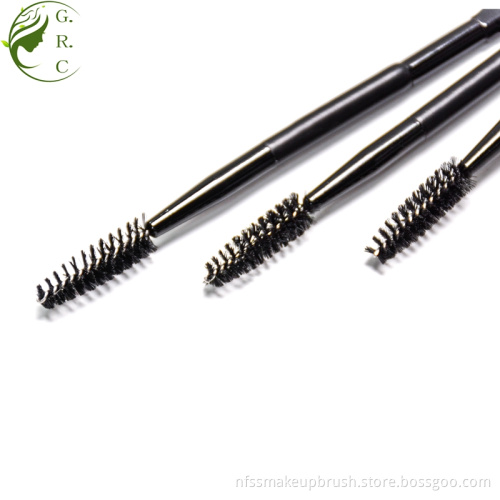 Double Ended Metal Brow Comb Mascara Brush